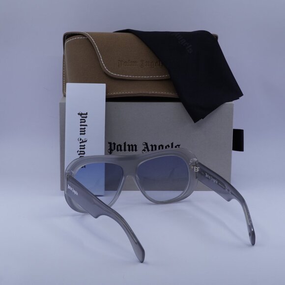Palm Angels PERI103 ELFIN 0942 Aviator Sunglasses - Grey/Blue Gradient - Picture 5 of 9